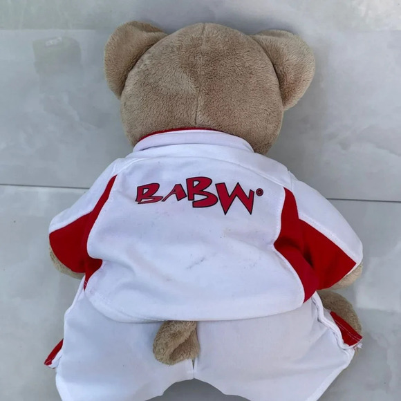 Build A Bear Workshop Kids Miami Heat Outfit Teddy Bear Tan Sz 8" - Picture 4 of 6